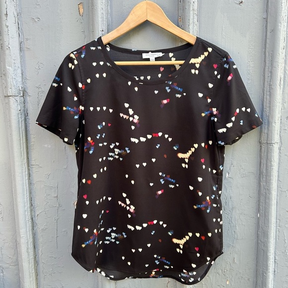Equipment Femme Heart Tee Blouse, size Xs - Picture 2 of 7